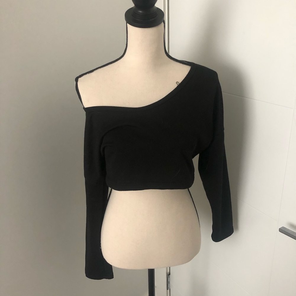 Off the shoulder crop top